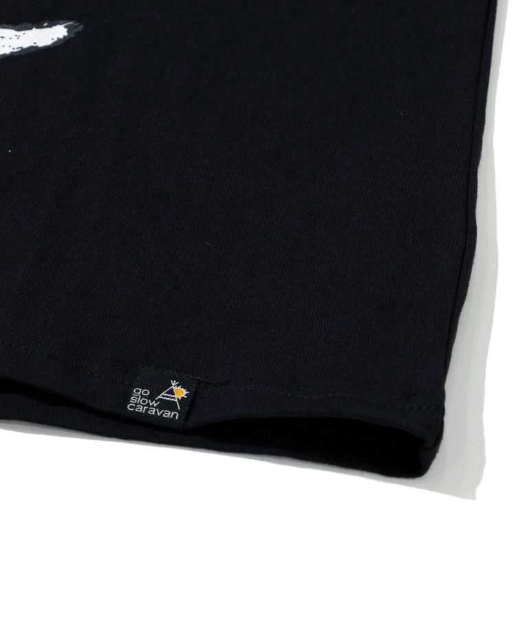 go slow caravan(ゴースローキャラバン) |USA/Cスイカ猫 ゆったり TEE (MENS)