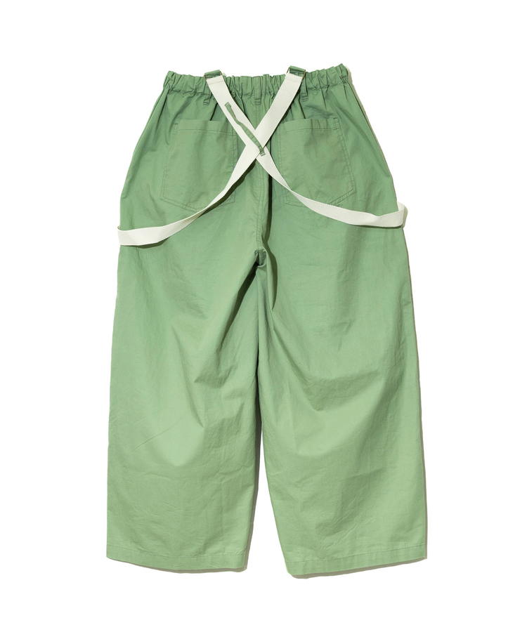 go slow caravan(ゴースローキャラバン) |mililopiulu/ミリロピュール サスペンダーリラックスパラシュートパンツ (WOMENS)
