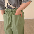 go slow caravan(ゴースローキャラバン) |mililopiulu/ミリロピュール サスペンダーリラックスパラシュートパンツ (WOMENS)