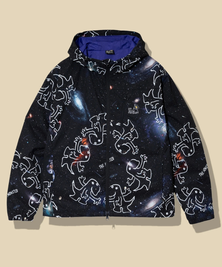 go slow caravan(ゴースローキャラバン) |T-800総柄プリントパーカーJKT (MENS/WOMENS)