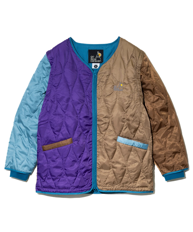 go slow caravan(ゴースローキャラバン) |ロフテック中綿2WAYクレイジーカーデ (MENS)