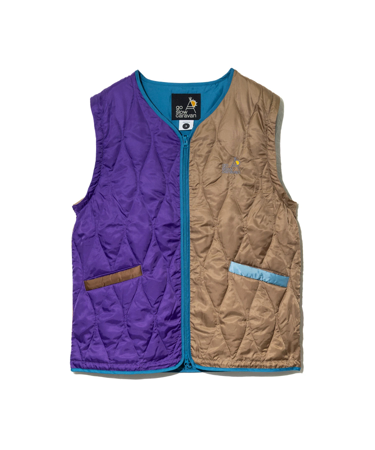 go slow caravan(ゴースローキャラバン) |ロフテック中綿2WAYクレイジーカーデ (MENS)
