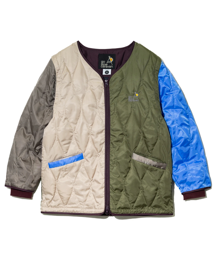 go slow caravan(ゴースローキャラバン) |ロフテック中綿2WAYクレイジーカーデ (MENS)
