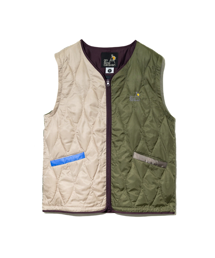 go slow caravan(ゴースローキャラバン) |ロフテック中綿2WAYクレイジーカーデ (MENS)