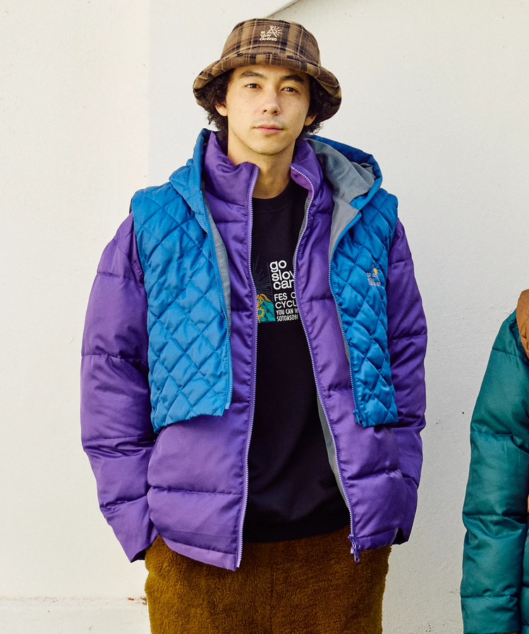 go slow caravan(ゴースローキャラバン) |ロフテック中綿3WAYパファーJKT (MENS/WOMENS)