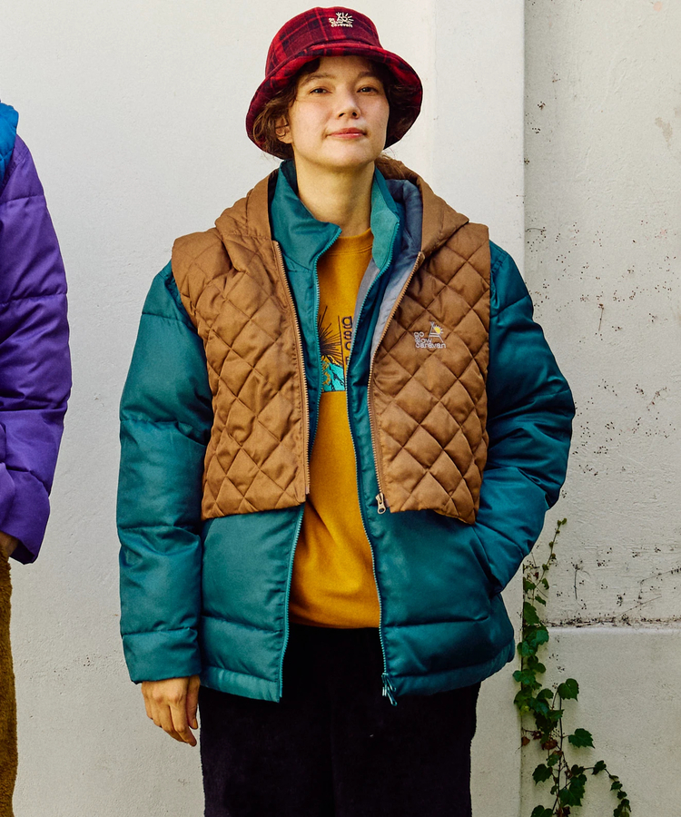 go slow caravan(ゴースローキャラバン) |ロフテック中綿3WAYパファーJKT (MENS/WOMENS)