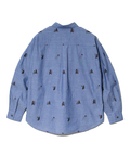 go slow caravan(ゴースローキャラバン) |COBMASTER/コブマスター シャンブレー総柄プリントB.Dシャツ (MENS)