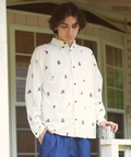 go slow caravan(ゴースローキャラバン) |COBMASTER/コブマスター シャンブレー総柄プリントB.Dシャツ (MENS)