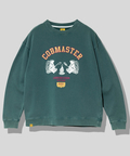 go slow caravan(ゴースローキャラバン) |COBMASTER/コブマスター 裏毛パウダー加工クルースウェット《焚火クマ》(MENS)