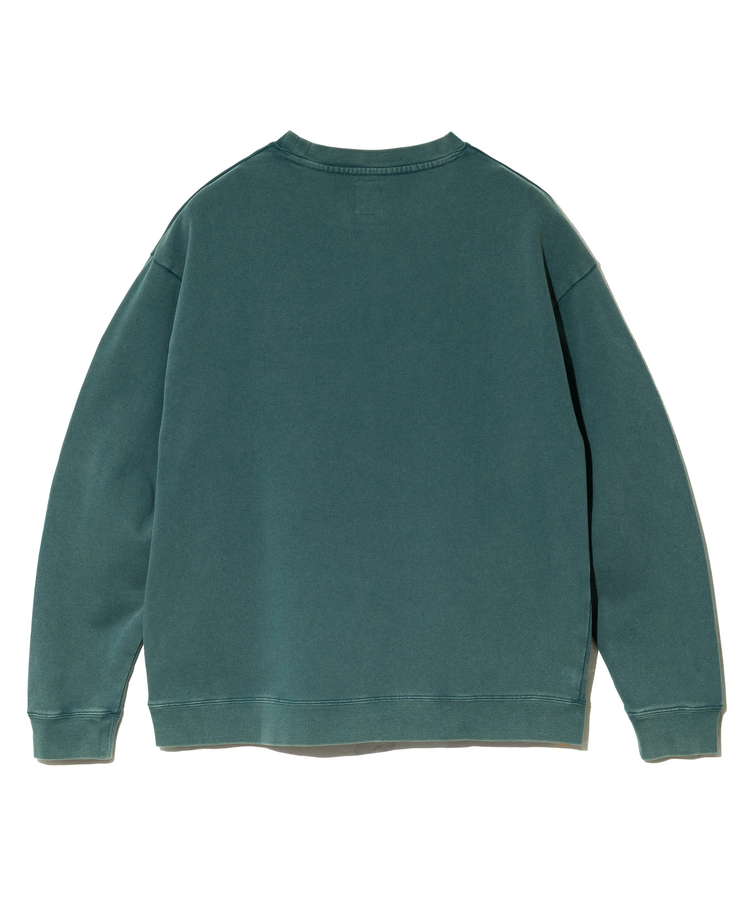 go slow caravan(ゴースローキャラバン) |COBMASTER/コブマスター 裏毛パウダー加工クルースウェット《焚火クマ》(MENS)