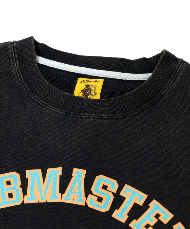 go slow caravan(ゴースローキャラバン) |COBMASTER/コブマスター 裏毛パウダー加工クルースウェット《焚火クマ》(MENS)