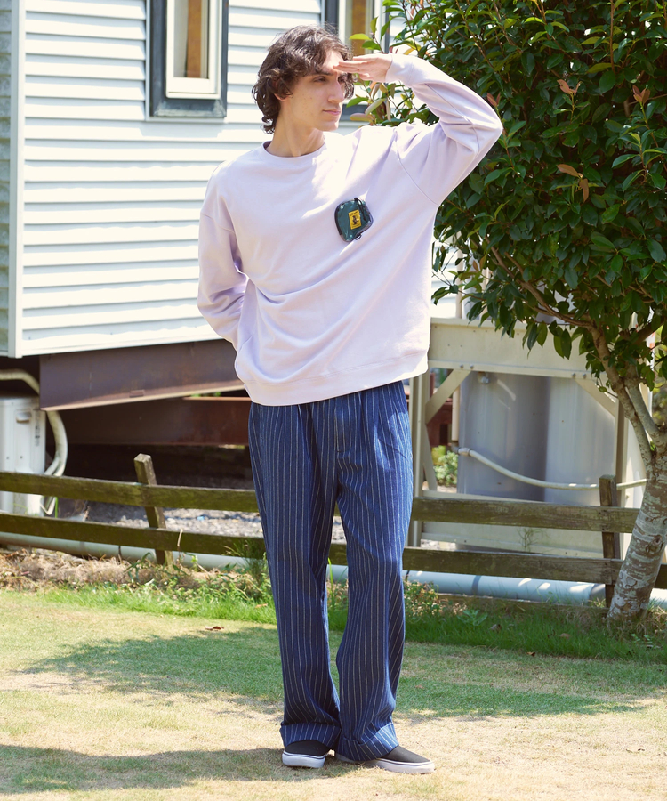 go slow caravan(ゴースローキャラバン) |COBMASTER/コブマスター リップストップナイロンポケット クルースウェット (MENS)