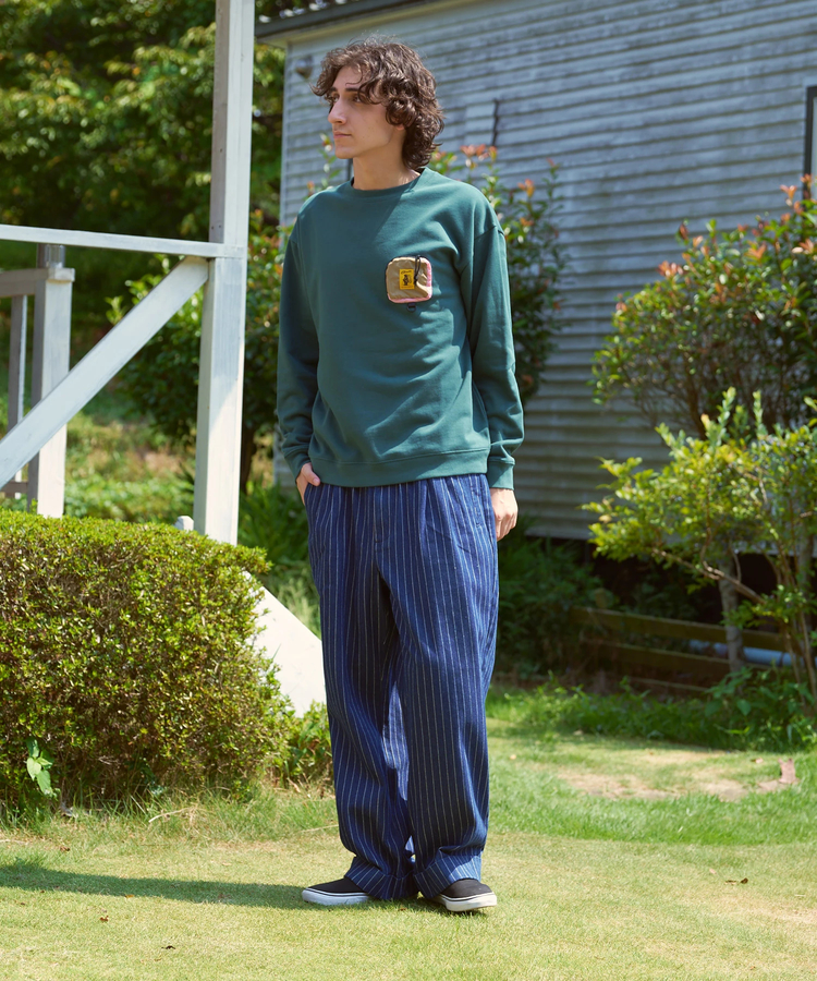 go slow caravan(ゴースローキャラバン) |COBMASTER/コブマスター リップストップナイロンポケット クルースウェット (MENS)