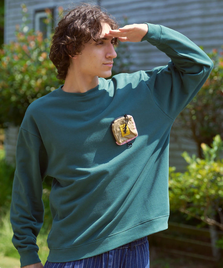 go slow caravan(ゴースローキャラバン) |COBMASTER/コブマスター リップストップナイロンポケット クルースウェット (MENS)