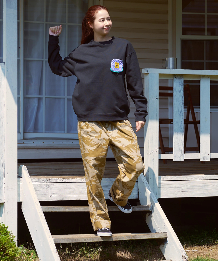 go slow caravan(ゴースローキャラバン) |COBMASTER/コブマスター リップストップナイロンポケット クルースウェット (MENS)