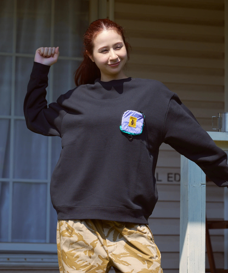 go slow caravan(ゴースローキャラバン) |COBMASTER/コブマスター リップストップナイロンポケット クルースウェット (MENS)