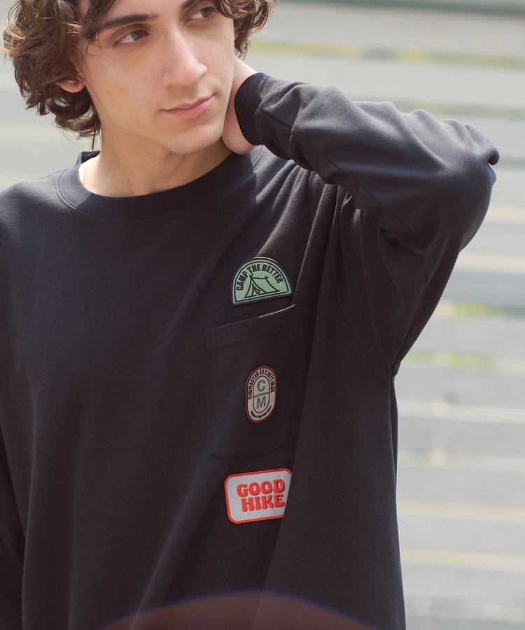 go slow caravan(ゴースローキャラバン) |COBMASTER/コブマスター CVC鹿の子 ワッペンポケットL/STEE (MENS)