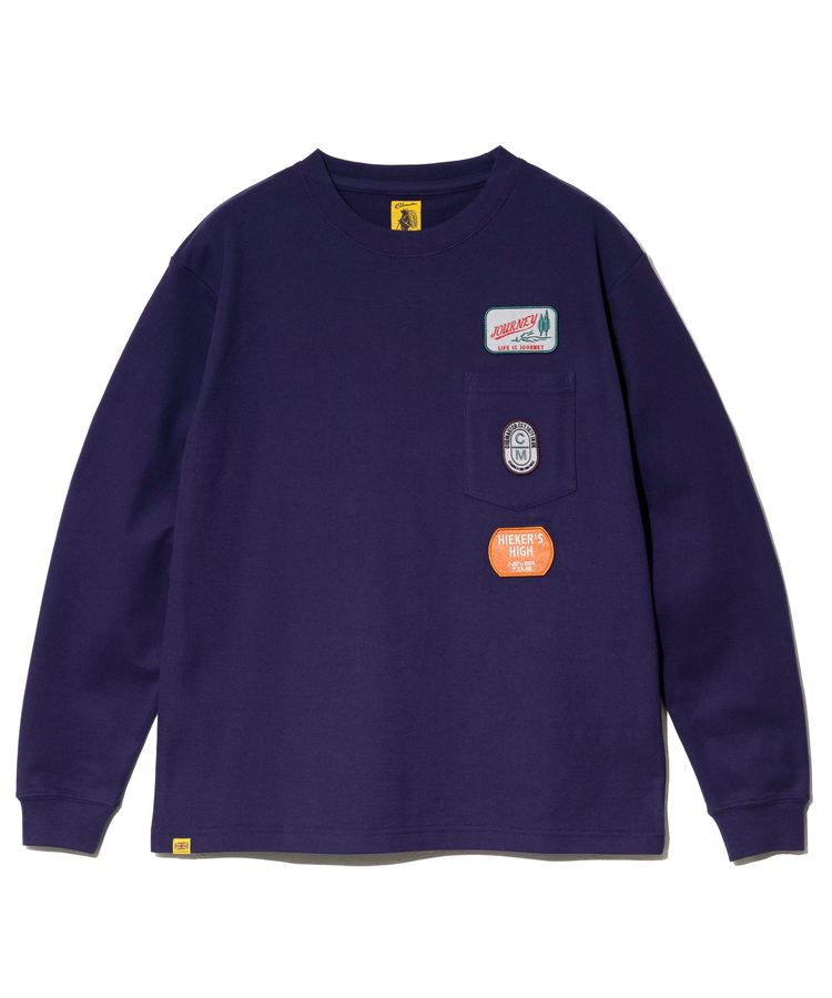 go slow caravan(ゴースローキャラバン) |COBMASTER/コブマスター CVC鹿の子 ワッペンポケットL/STEE (MENS)