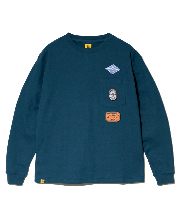 go slow caravan(ゴースローキャラバン) |COBMASTER/コブマスター CVC鹿の子 ワッペンポケットL/STEE (MENS)