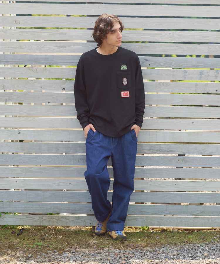 go slow caravan(ゴースローキャラバン) |COBMASTER/コブマスター CVC鹿の子 ワッペンポケットL/STEE (MENS)