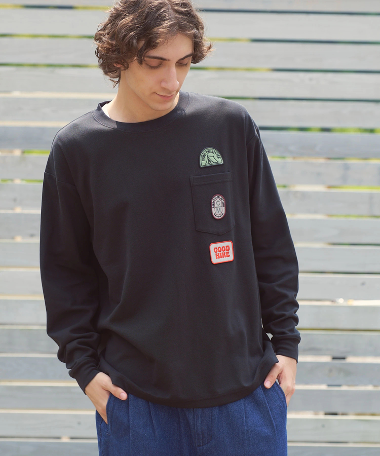 go slow caravan(ゴースローキャラバン) |COBMASTER/コブマスター CVC鹿の子 ワッペンポケットL/STEE (MENS)