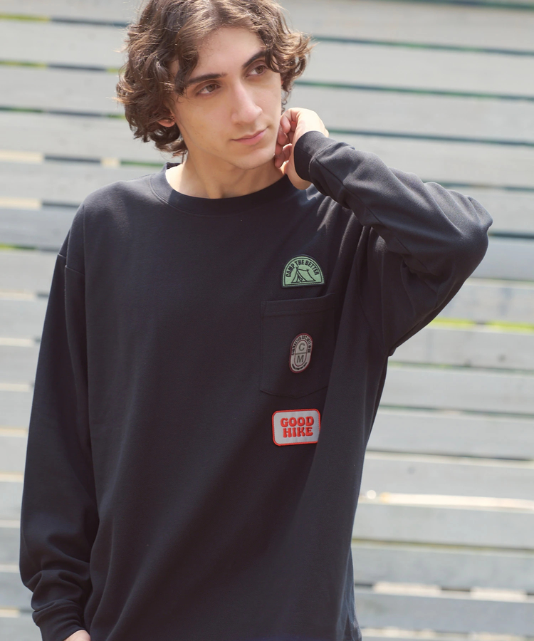 go slow caravan(ゴースローキャラバン) |COBMASTER/コブマスター CVC鹿の子 ワッペンポケットL/STEE (MENS)