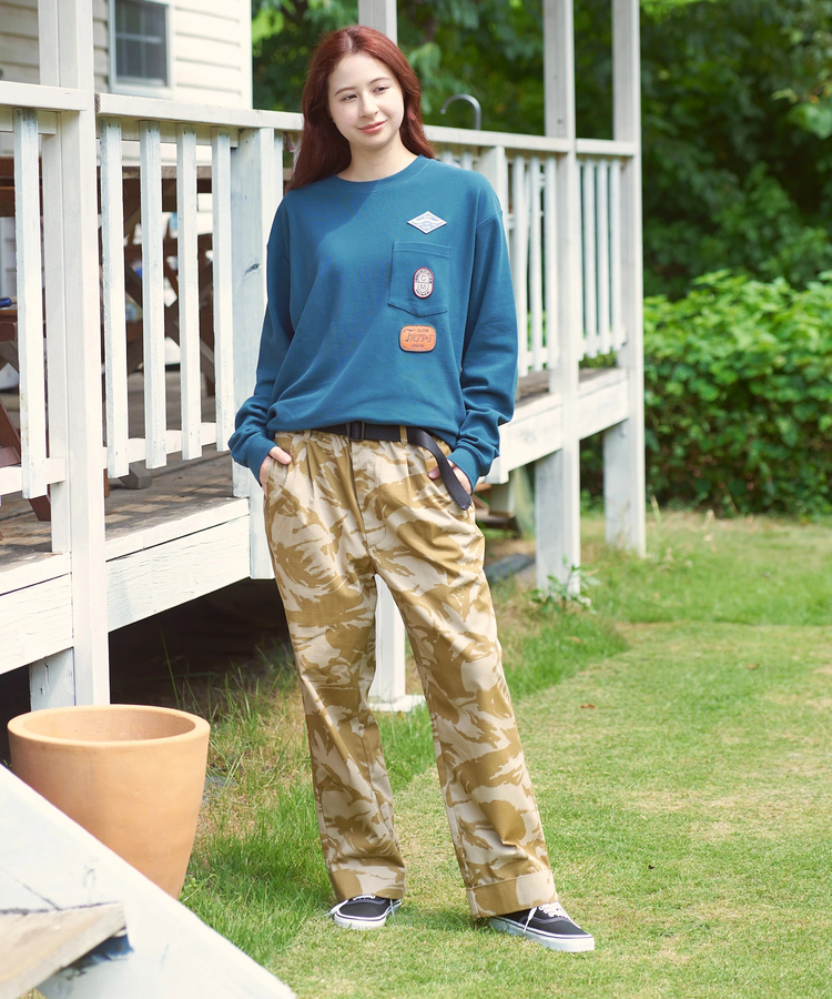 go slow caravan(ゴースローキャラバン) |COBMASTER/コブマスター CVC鹿の子 ワッペンポケットL/STEE (MENS)