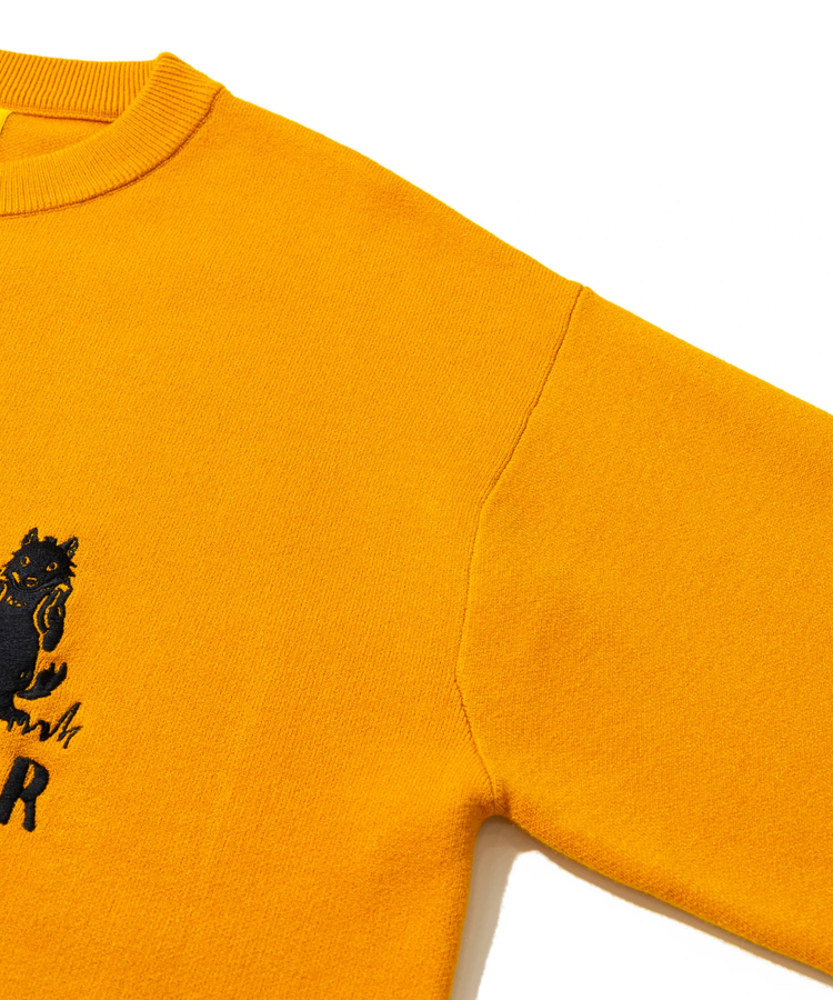 go slow caravan(ゴースローキャラバン) |COBMASTER/コブマスター 刺繍ニットセーター《COBファミリー》 (MENS)