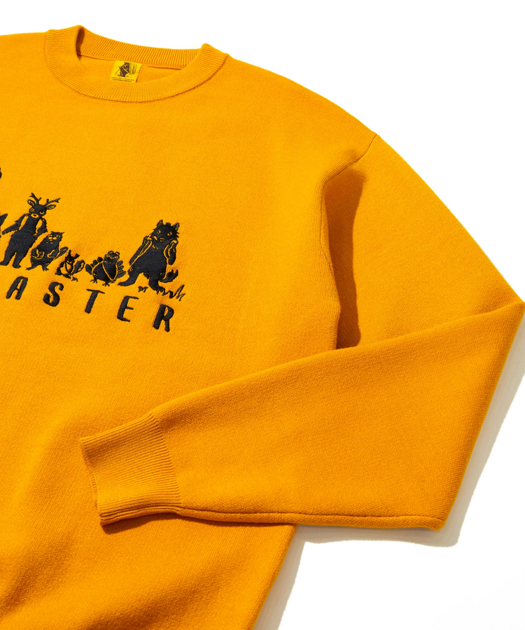 go slow caravan(ゴースローキャラバン) |COBMASTER/コブマスター 刺繍ニットセーター《COBファミリー》 (MENS)