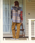 go slow caravan(ゴースローキャラバン) |COBMASTER/コブマスター ネルチェックフーディシャツ (MENS)