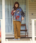 go slow caravan(ゴースローキャラバン) |COBMASTER/コブマスター ネルチェックフーディシャツ (MENS)