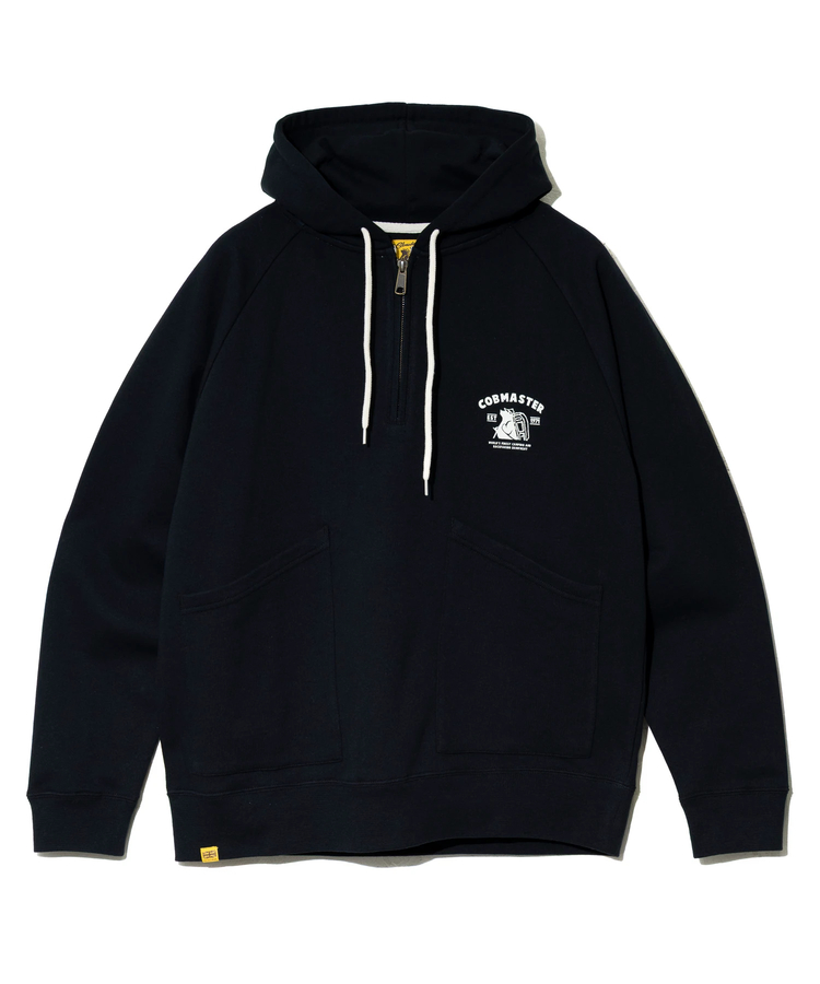 go slow caravan(ゴースローキャラバン) |COBMASTER/コブマスター 裏毛ハーフジップ プルPK《クライマーファミリー》(MENS)