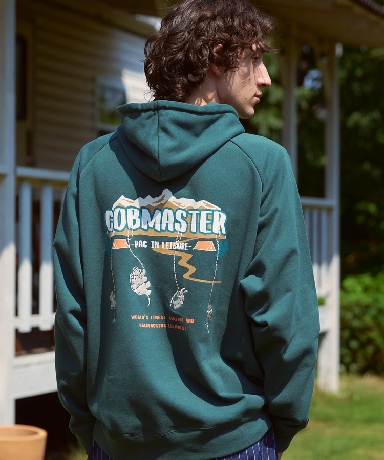 go slow caravan(ゴースローキャラバン) |COBMASTER/コブマスター 裏毛ハーフジップ プルPK《クライマーファミリー》(MENS)