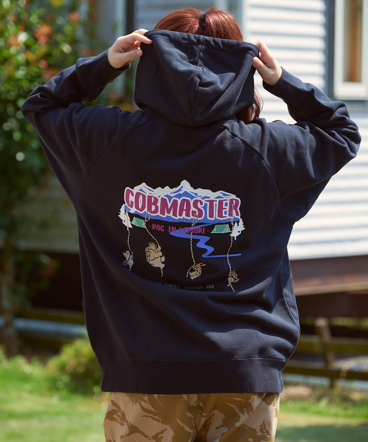 go slow caravan(ゴースローキャラバン) |COBMASTER/コブマスター 裏毛ハーフジップ プルPK《クライマーファミリー》(MENS)
