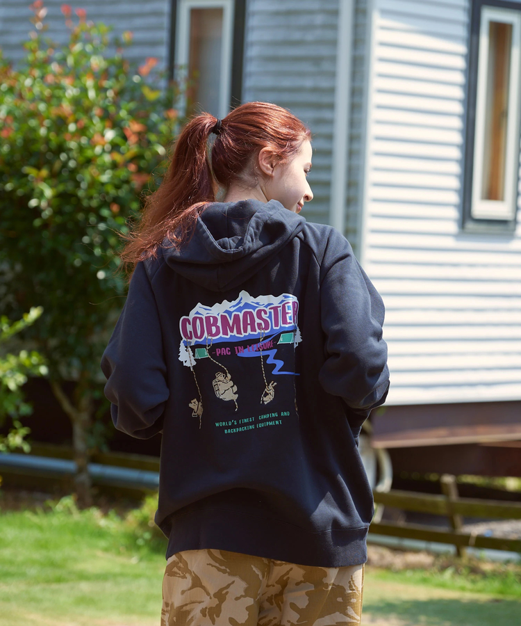 go slow caravan(ゴースローキャラバン) |COBMASTER/コブマスター 裏毛ハーフジップ プルPK《クライマーファミリー》(MENS)