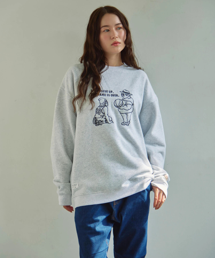 go slow caravan(ゴースローキャラバン) |DUCKSTER/ダックスター 名場面刺繍 クルースウェット (MENS)