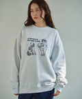 go slow caravan(ゴースローキャラバン) |DUCKSTER/ダックスター 名場面刺繍 クルースウェット (MENS)