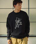 go slow caravan(ゴースローキャラバン) |DUCKSTER/ダックスター 名場面刺繍 クルースウェット (MENS)