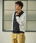 go slow caravan(ゴースローキャラバン) |DUCKSTER/ダックスター 90sアーカイブ 配色切替スウェット (MENS)
