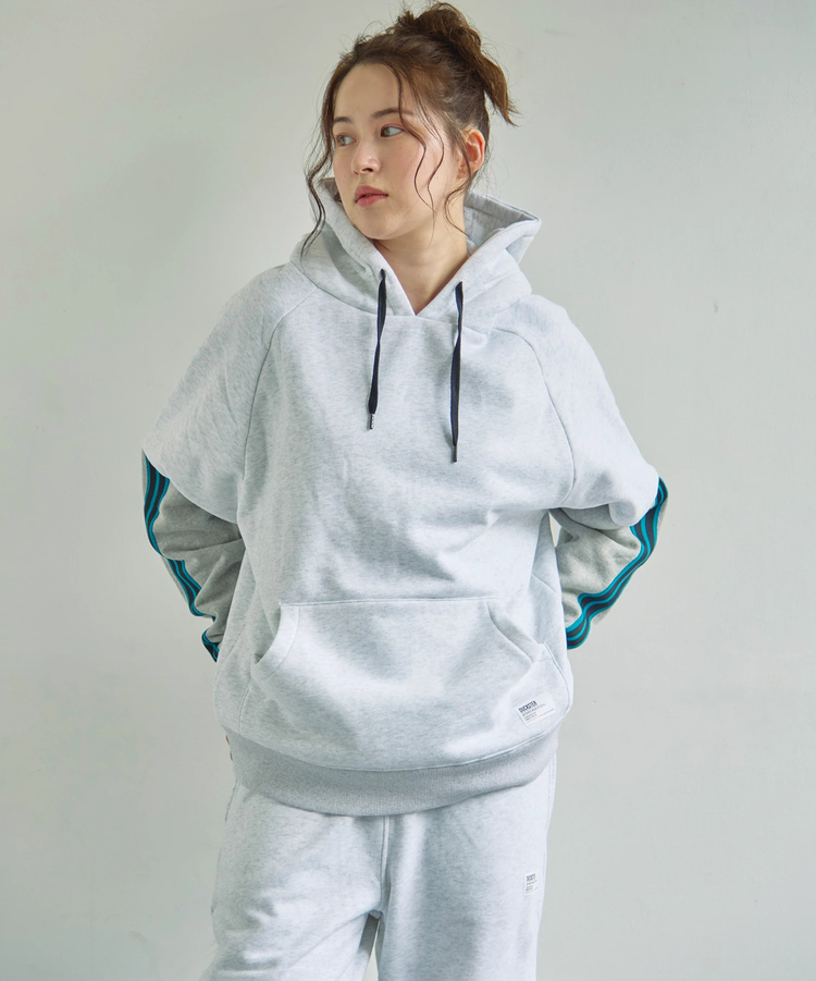 go slow caravan(ゴースローキャラバン) |DUCKSTER/ダックスター バイカラーストライプフーディ (MENS)
