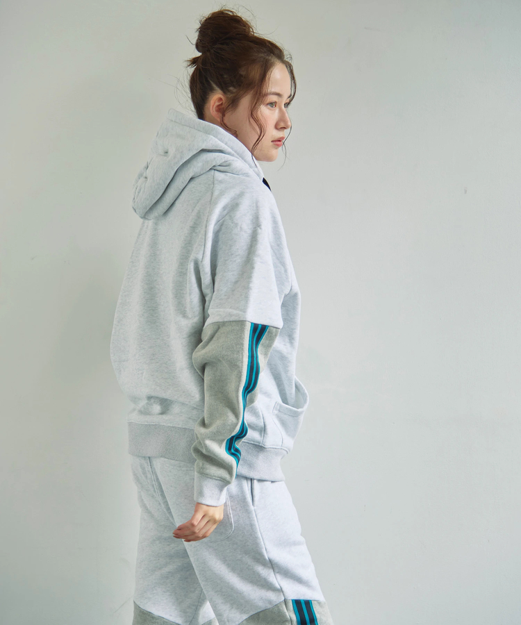 go slow caravan(ゴースローキャラバン) |DUCKSTER/ダックスター バイカラーストライプフーディ (MENS)
