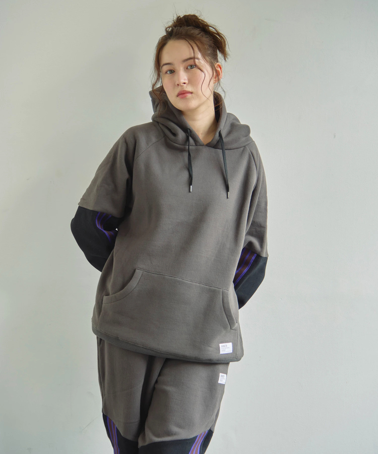 go slow caravan(ゴースローキャラバン) |DUCKSTER/ダックスター バイカラーストライプフーディ (MENS)