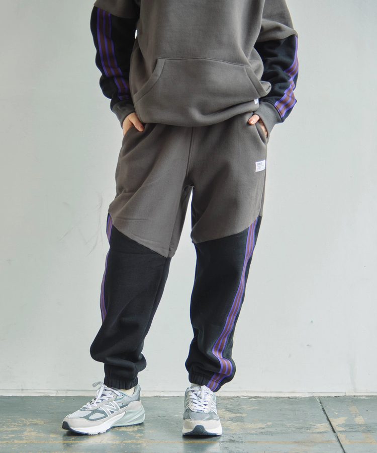 go slow caravan(ゴースローキャラバン) |DUCKSTER/ダックスター バイカラーストライプパンツ (MENS)