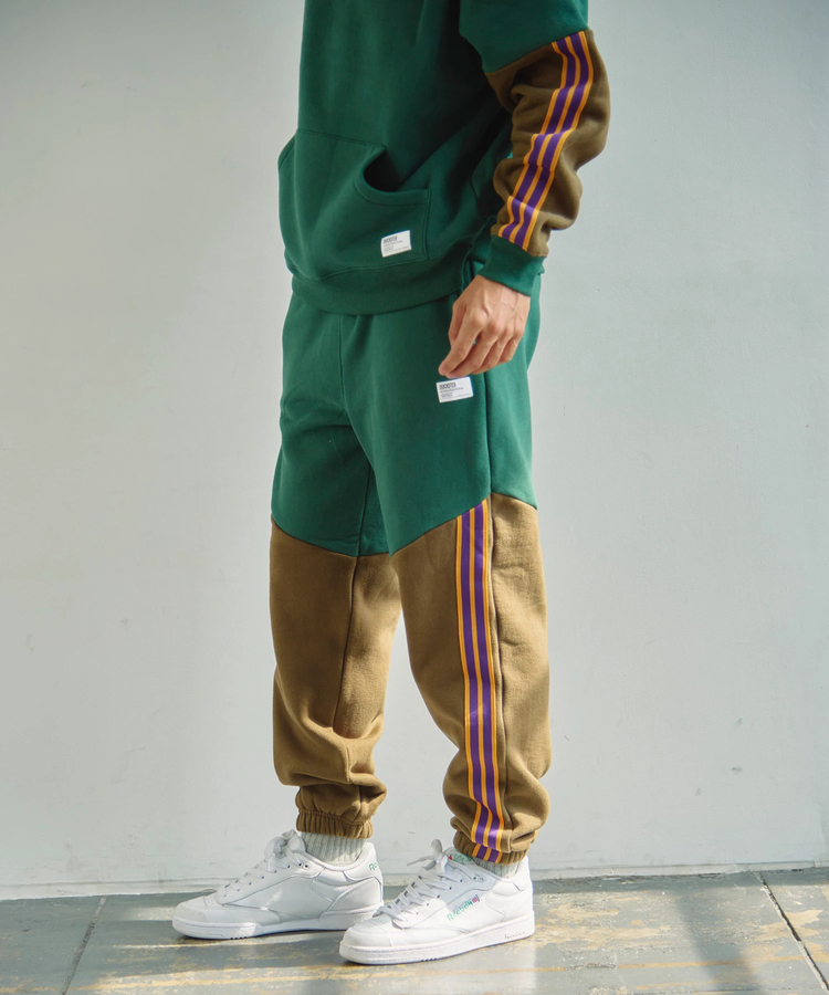 go slow caravan(ゴースローキャラバン) |DUCKSTER/ダックスター バイカラーストライプパンツ (MENS)
