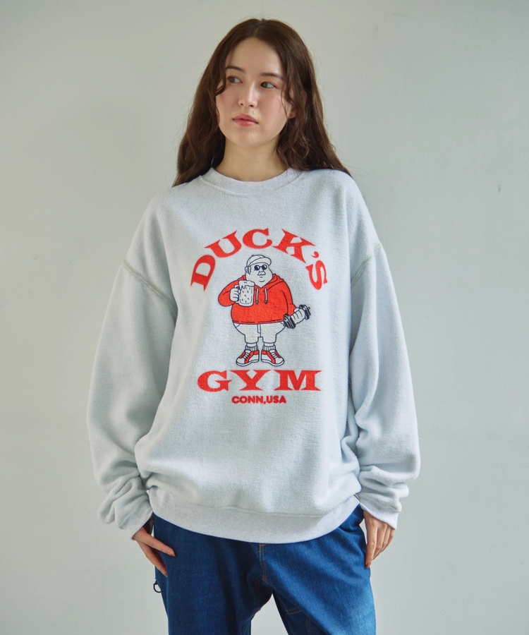 go slow caravan(ゴースローキャラバン) |DUCKSTER/ダックスター リバーシブル クルースウェット (MENS)