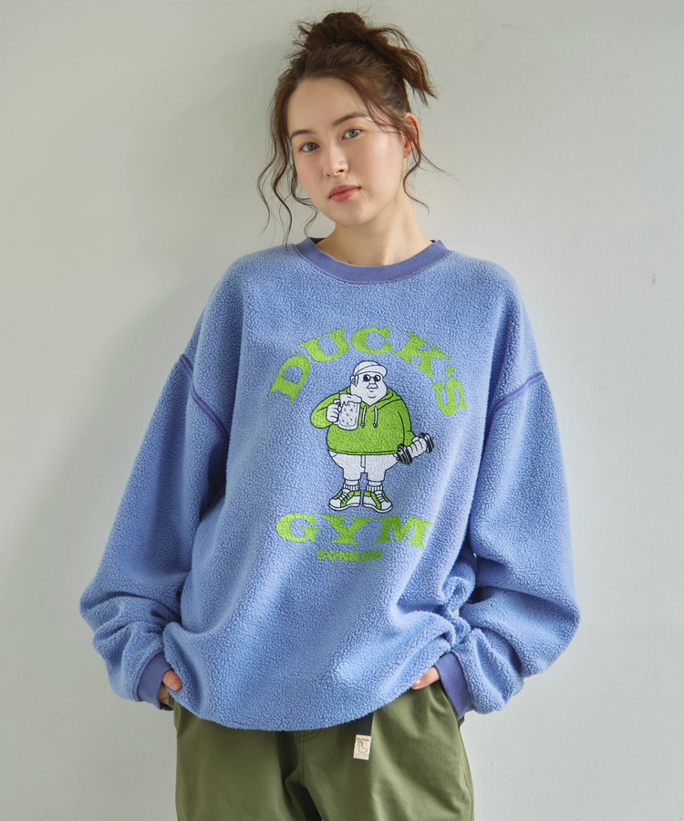go slow caravan(ゴースローキャラバン) |DUCKSTER/ダックスター リバーシブル クルースウェット (MENS)