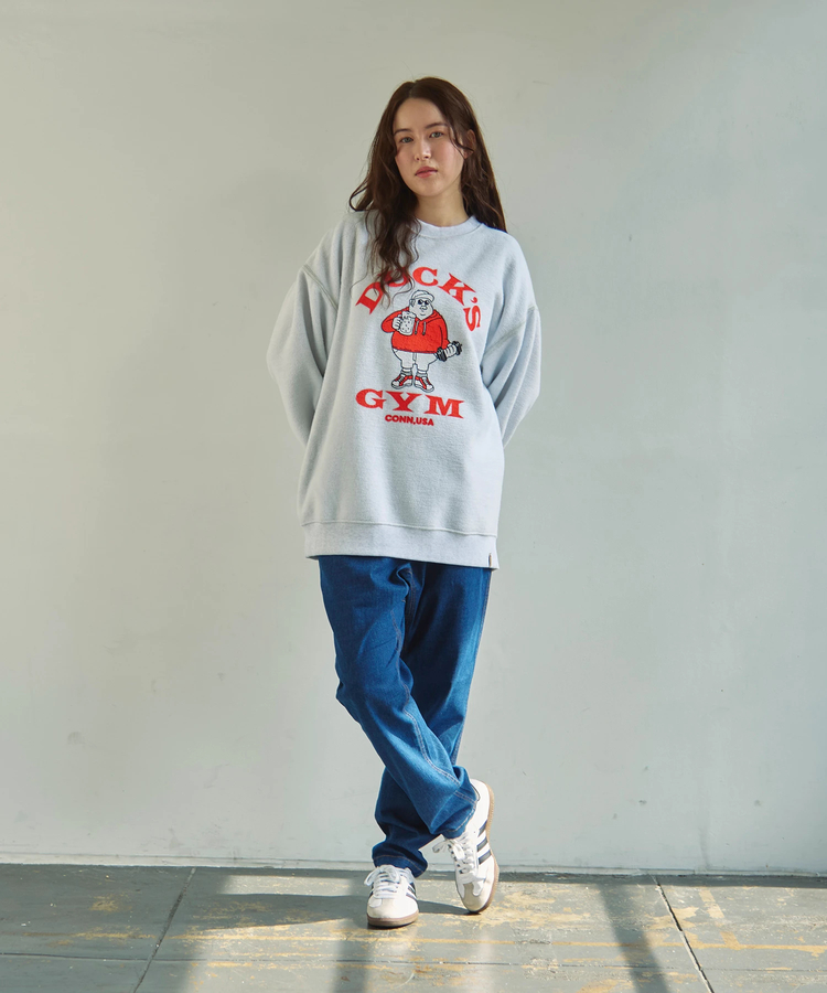 go slow caravan(ゴースローキャラバン) |DUCKSTER/ダックスター リバーシブル クルースウェット (MENS)