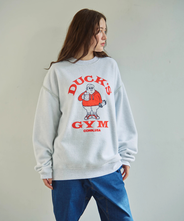 go slow caravan(ゴースローキャラバン) |DUCKSTER/ダックスター リバーシブル クルースウェット (MENS)