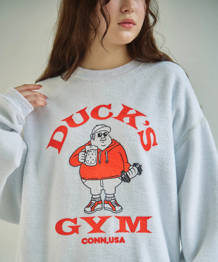 go slow caravan(ゴースローキャラバン) |DUCKSTER/ダックスター リバーシブル クルースウェット (MENS)