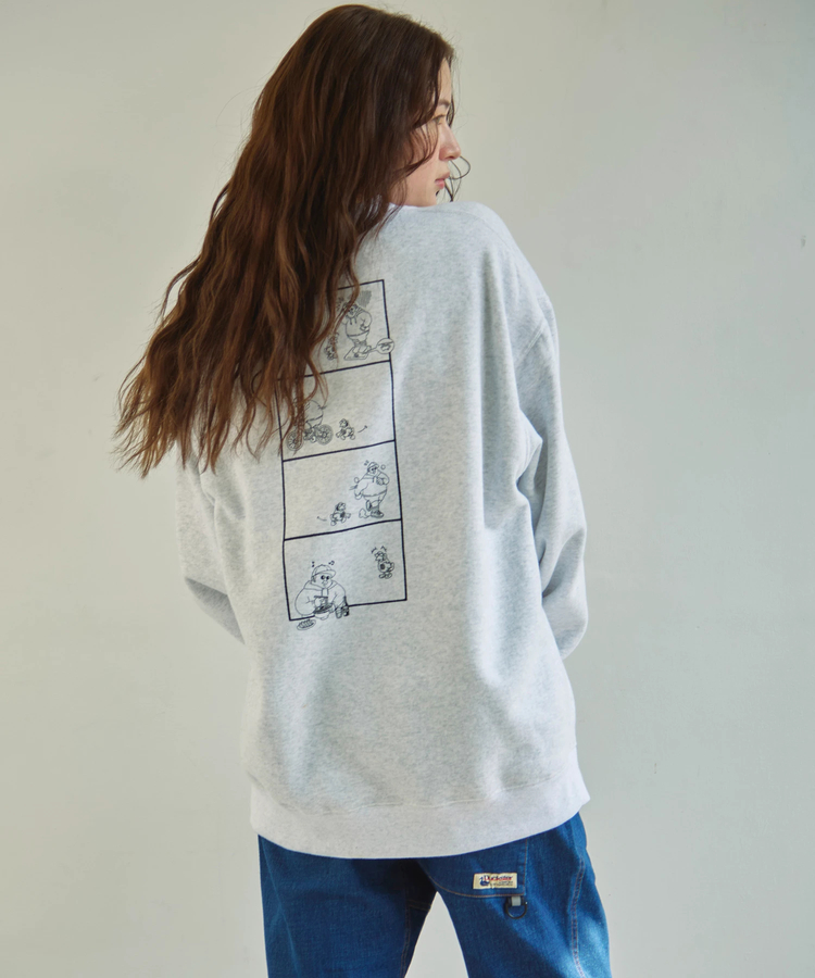 go slow caravan(ゴースローキャラバン) |DUCKSTER/ダックスター リバーシブル クルースウェット (MENS)